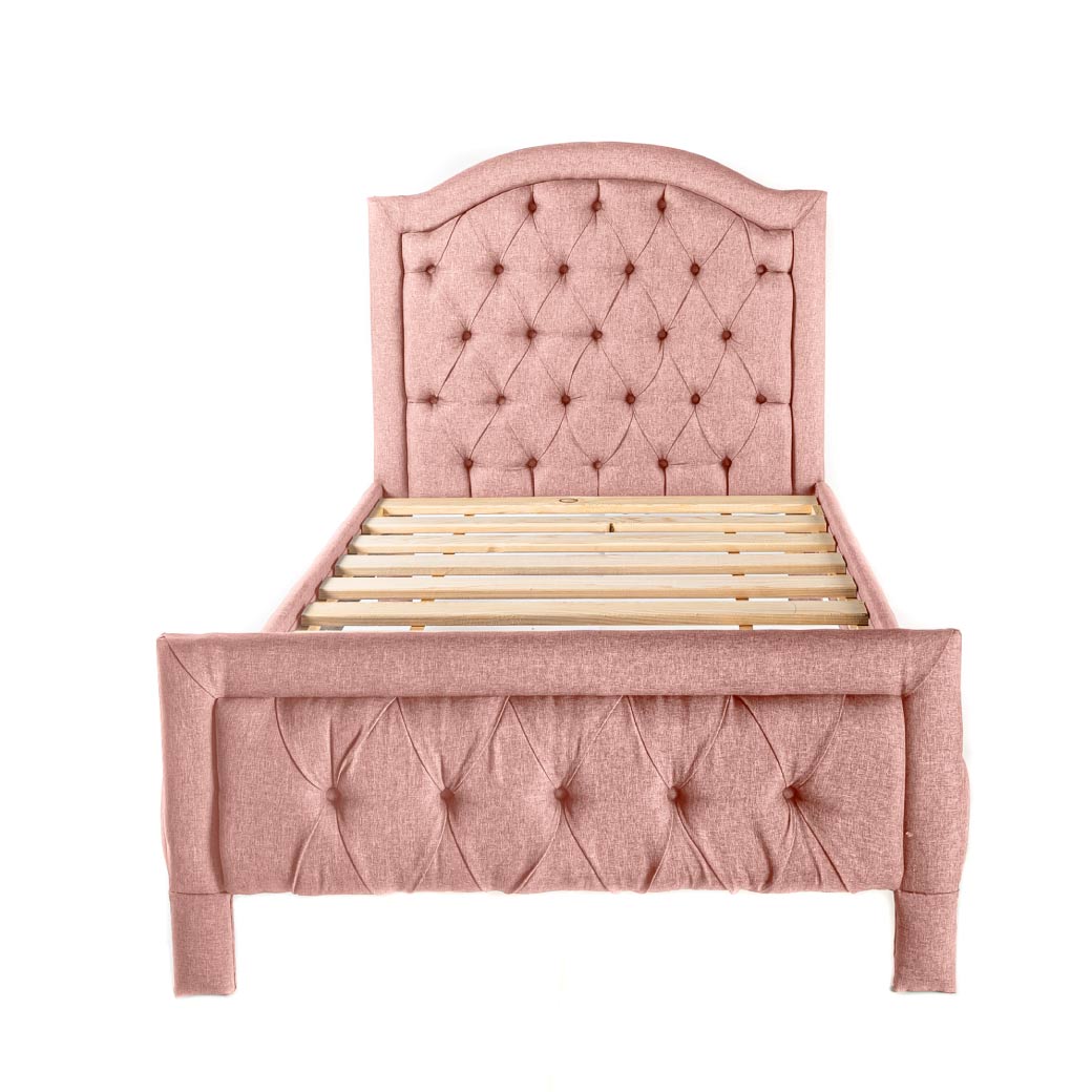 DUDUK Cama moderna capitonada para niños y niñas