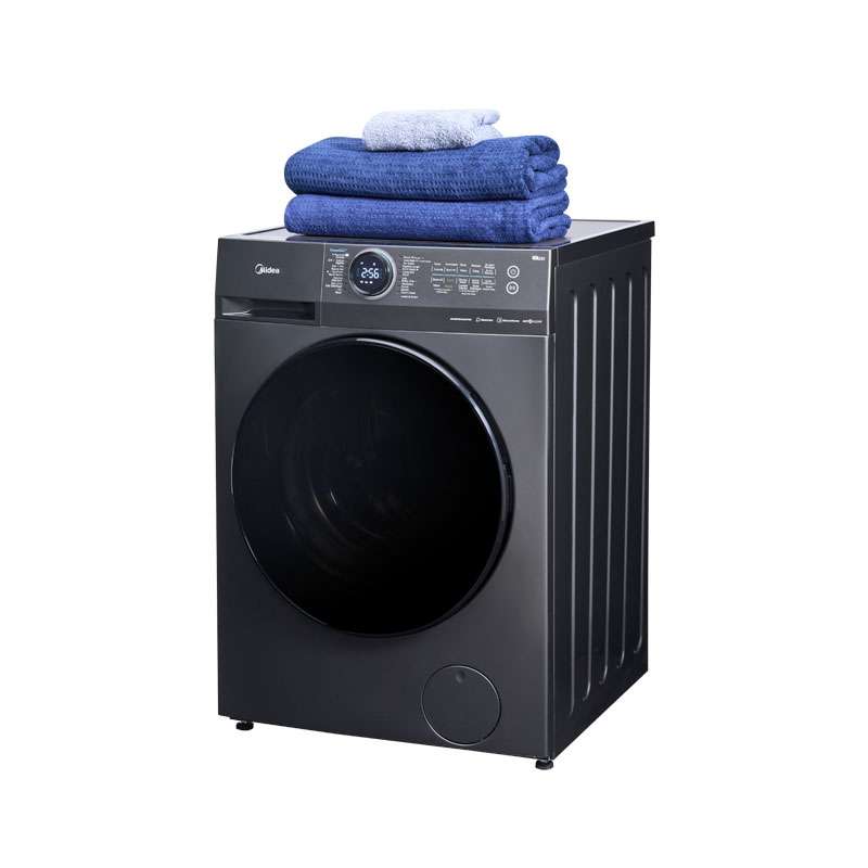 Lavasecadora Midea MF200D150WB/T Carga Frontal 15 Kg / 8 Kg Negra