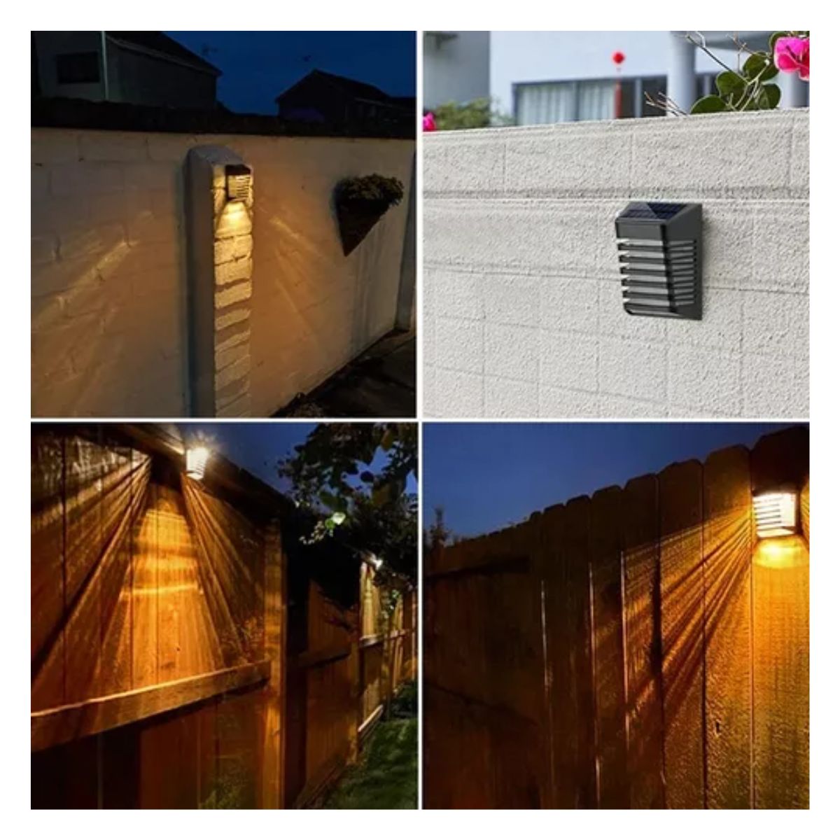 Lampara Led Solar Lamparas Para Exterior Con Sensor +2 Modos negro