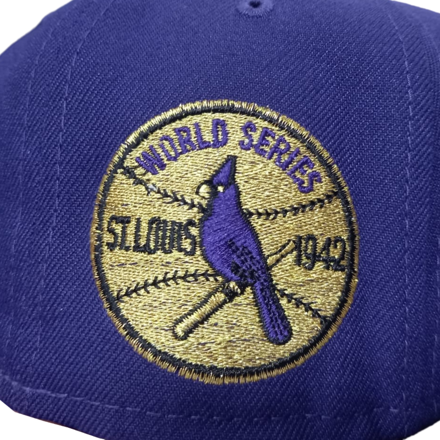 Gorra New Era 59Fifty St. Louis Cardinals World Series 1942 40194542 morado