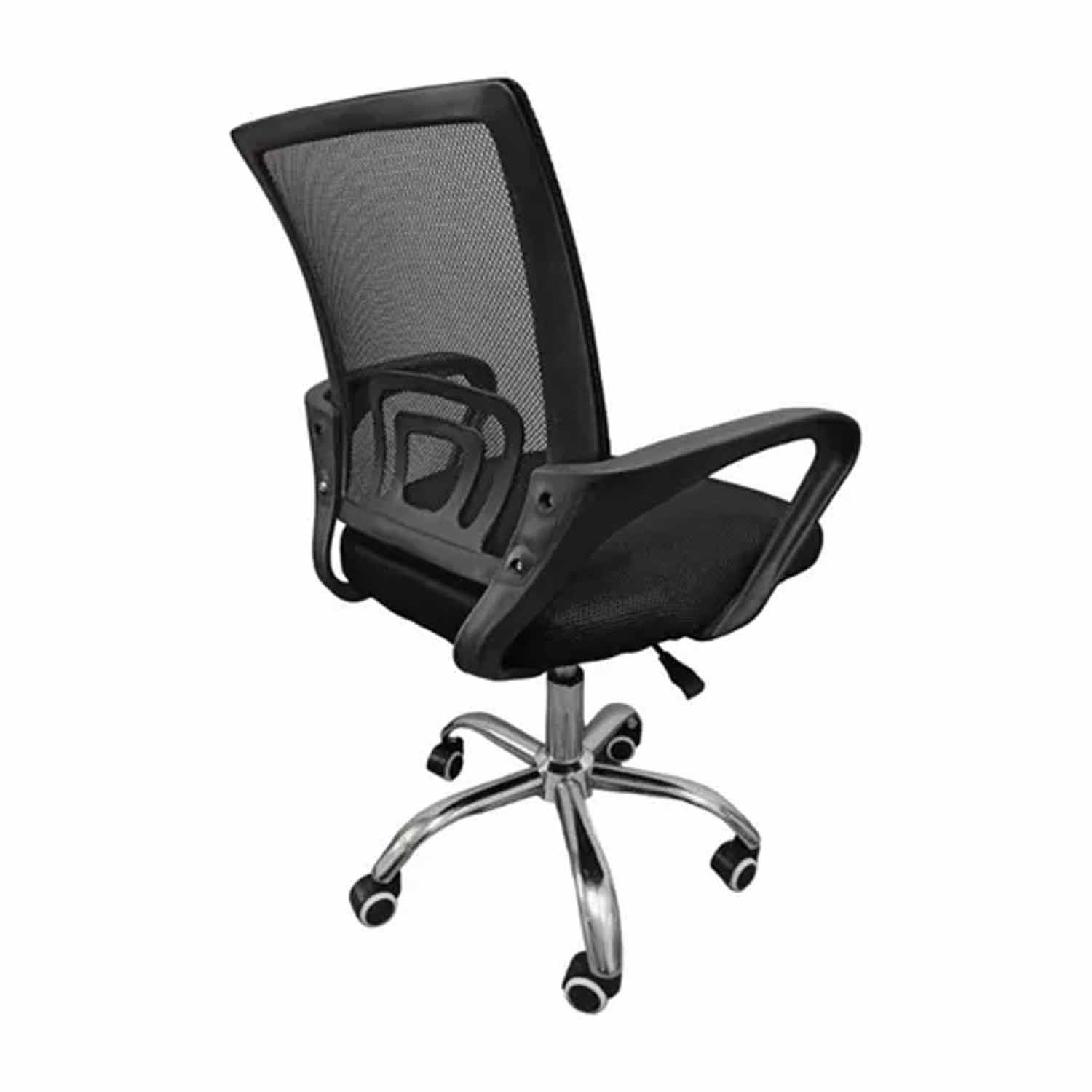Silla de Oficina Ejecutiva Ergonómica Negra Respaldo Malla Giratoria tipo BYTEK Compraymas 