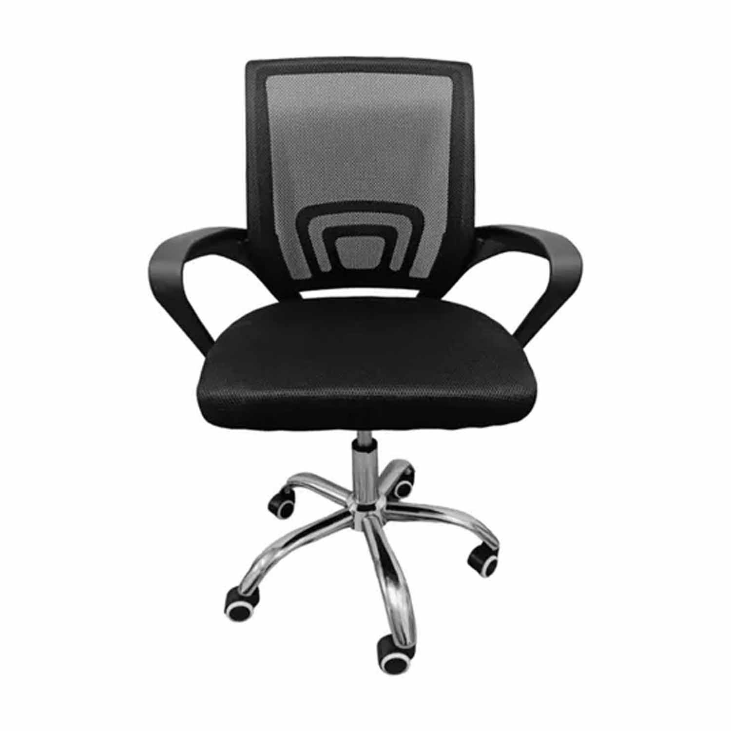 Silla de Oficina Ejecutiva Ergonómica Negra Respaldo Malla Giratoria tipo BYTEK Compraymas 