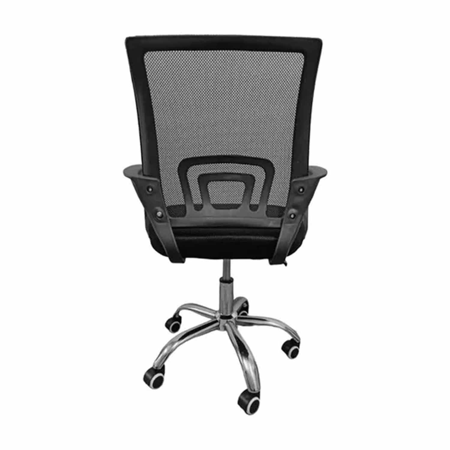 Silla de Oficina Ejecutiva Ergonómica Negra Respaldo Malla Giratoria tipo BYTEK Compraymas 