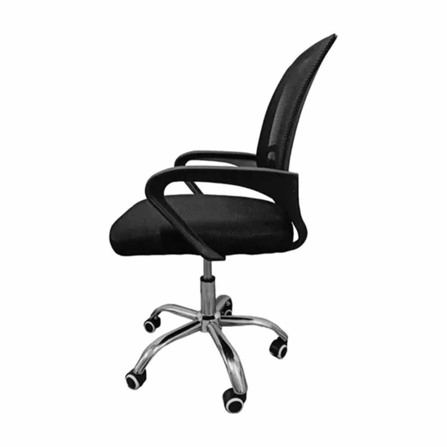 Silla de Oficina Ejecutiva Ergonómica Negra Respaldo Malla Giratoria tipo BYTEK Compraymas 