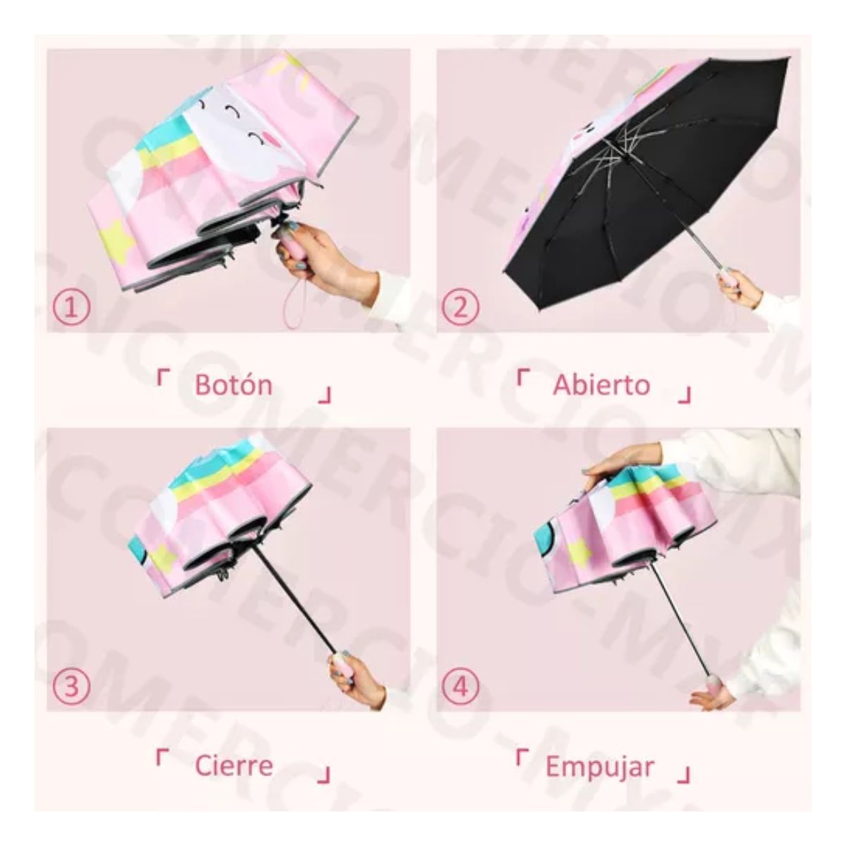 Paraguas Infantil Deportivo De La Coruña - Diámetro 54 Cm, Automático, Multicolor - Producto Oficial CYP BRANDS