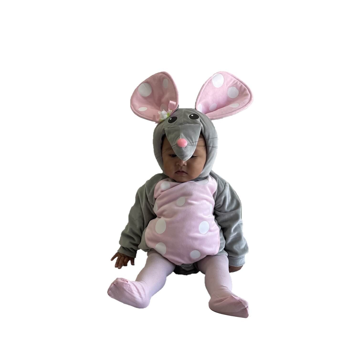 Disfraz de Ratón para Niñas - Disfraces Bebé Ratona Primavera - Traje Ratoncita