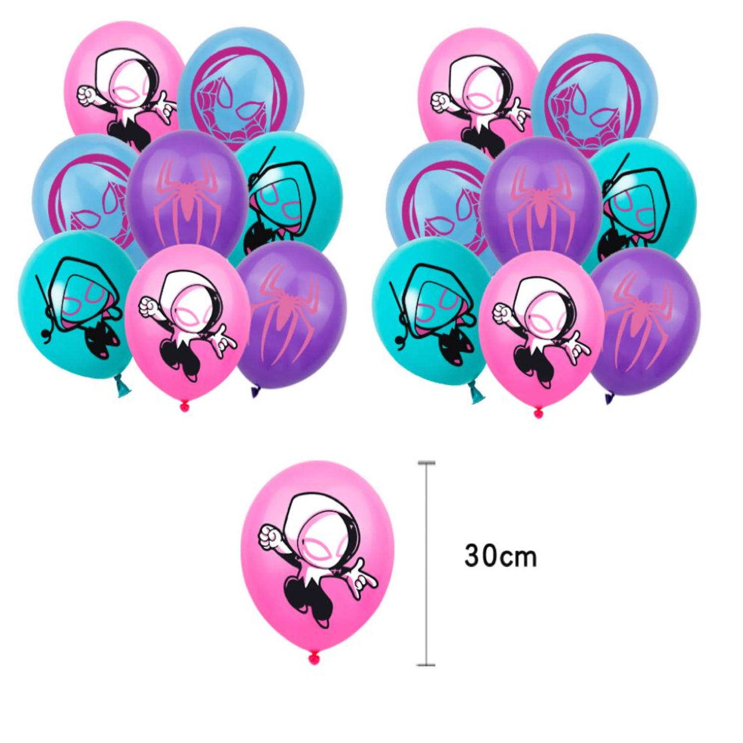 Globos De Cumpleaños Decoración Kit De Fiesta Gwen Stacy