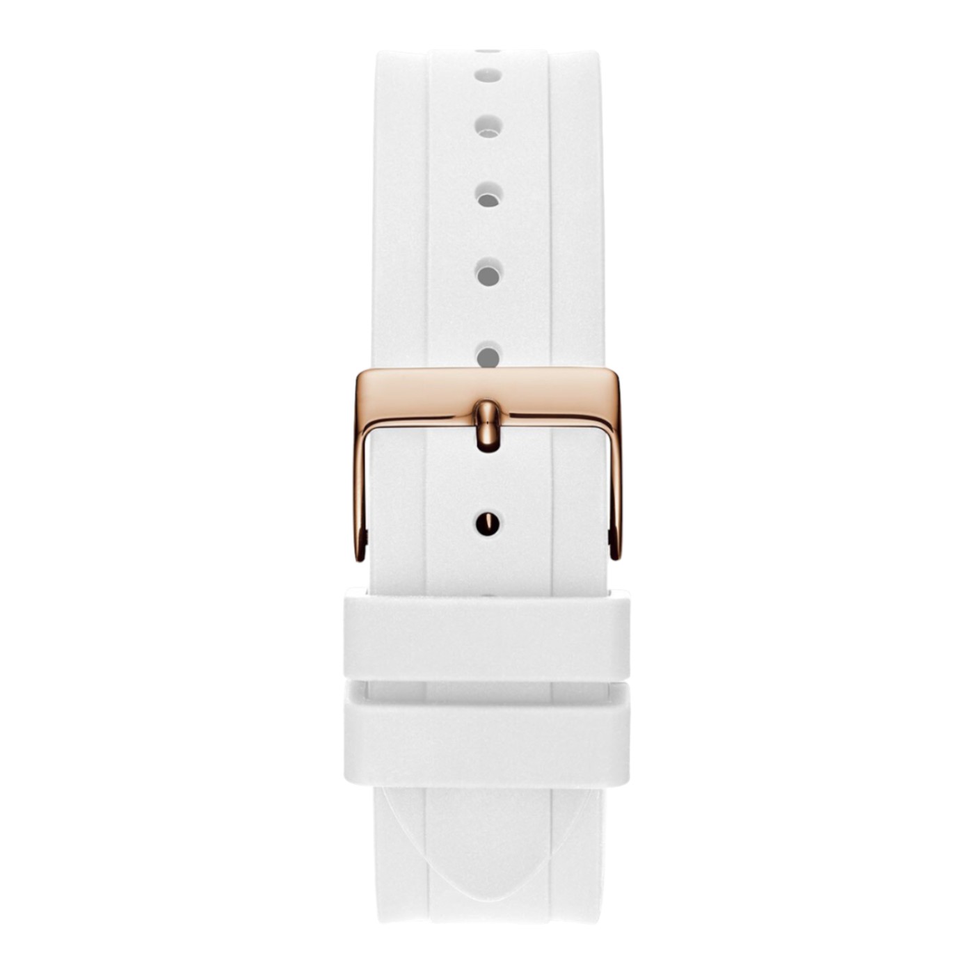 SET DE RELOJES GUESS EN PAREJA  PARA SAN VALENTÍN COLOR  PLATEADO Y BLANCO GW0575G1/GW0257L2