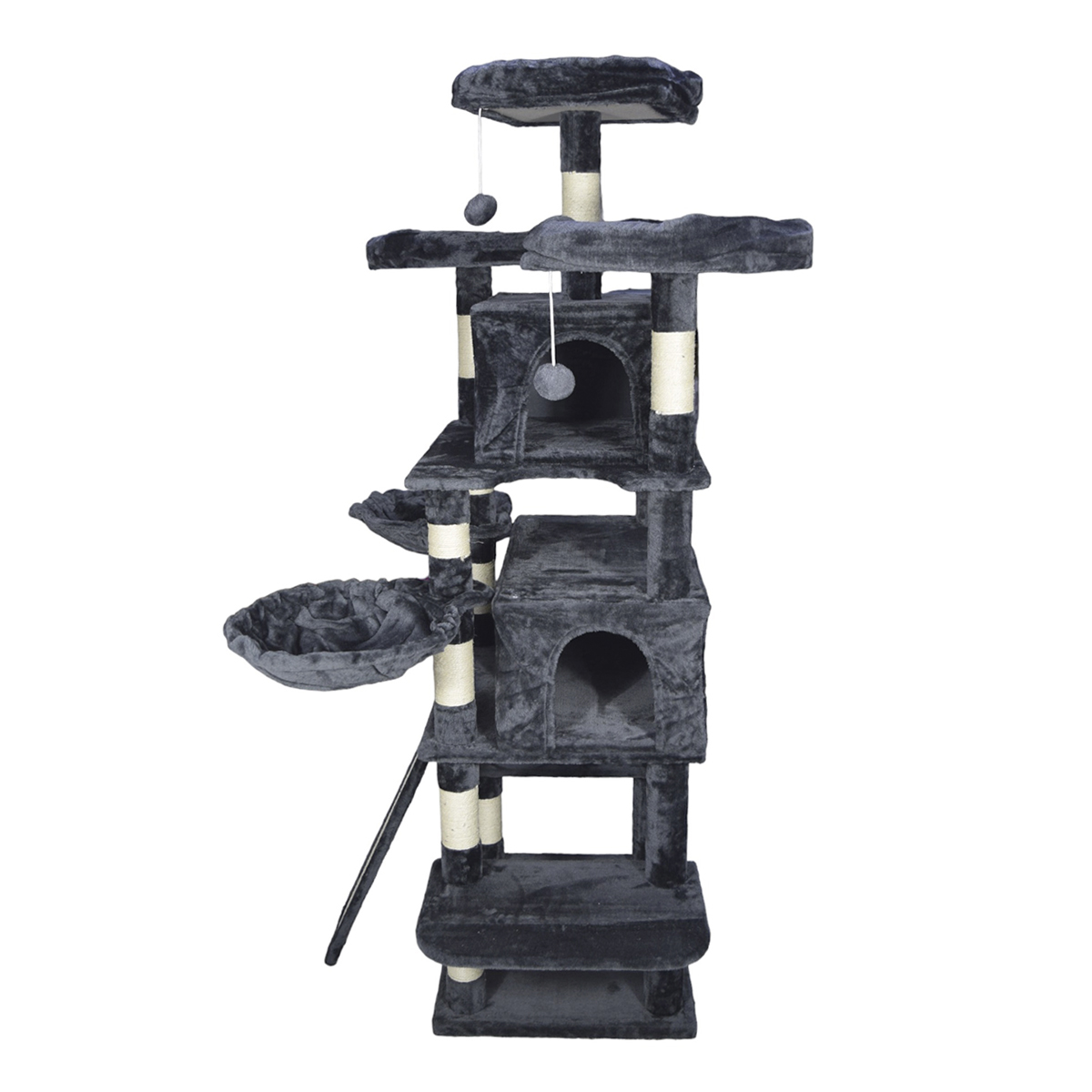 Árbol Rascador para Gatos Varios Niveles.