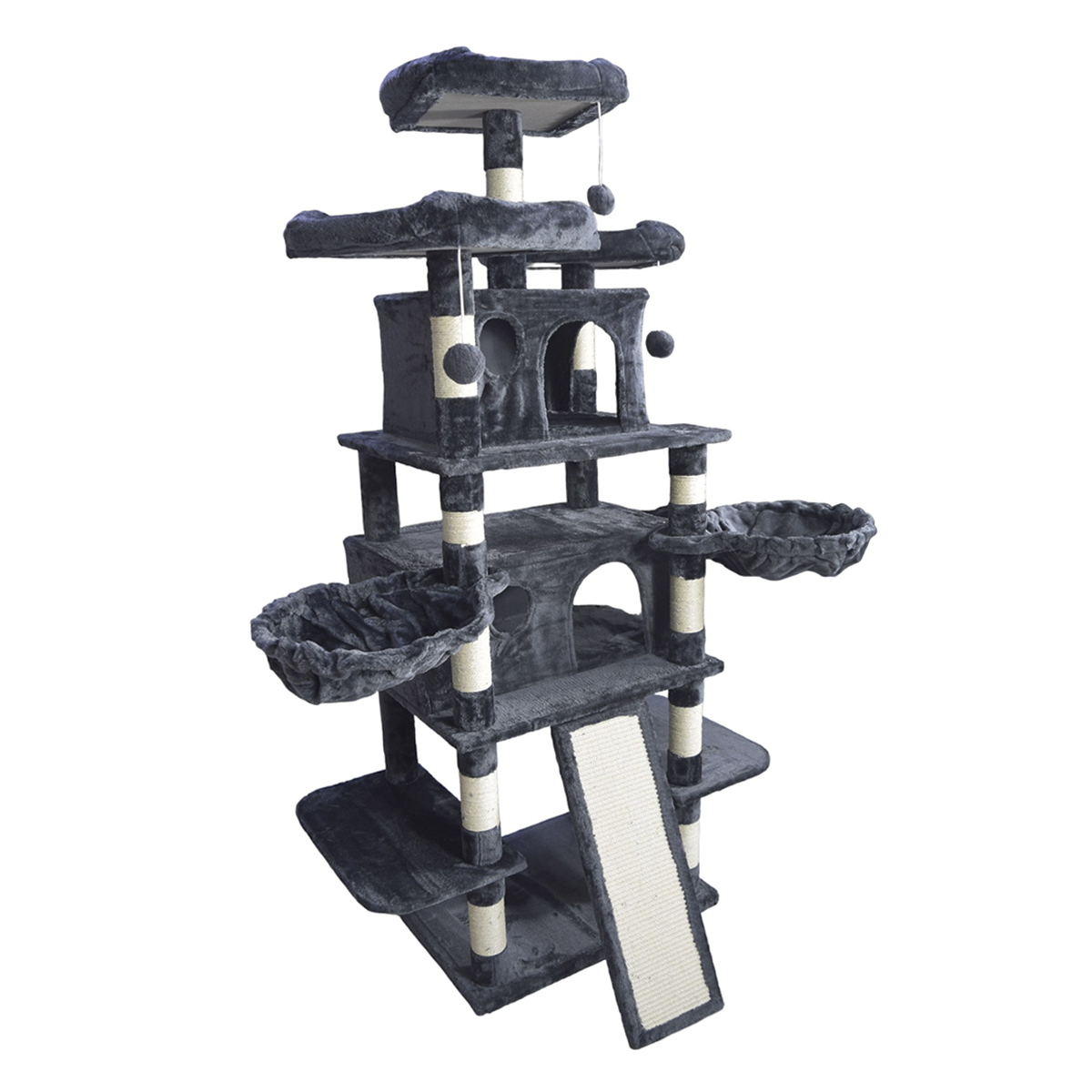 Árbol Rascador para Gatos Varios Niveles.