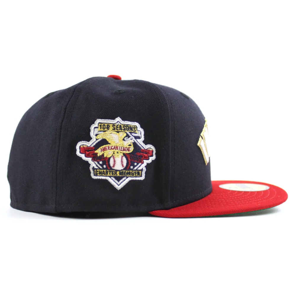 Gorra New Era 59Fifty Cleveland Indians 100 Seasons Charter Member ...