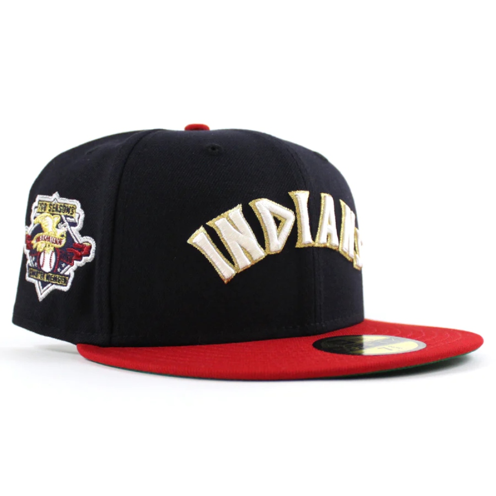 Gorra New Era 59Fifty Cleveland Indians 100 Seasons Charter Member ...