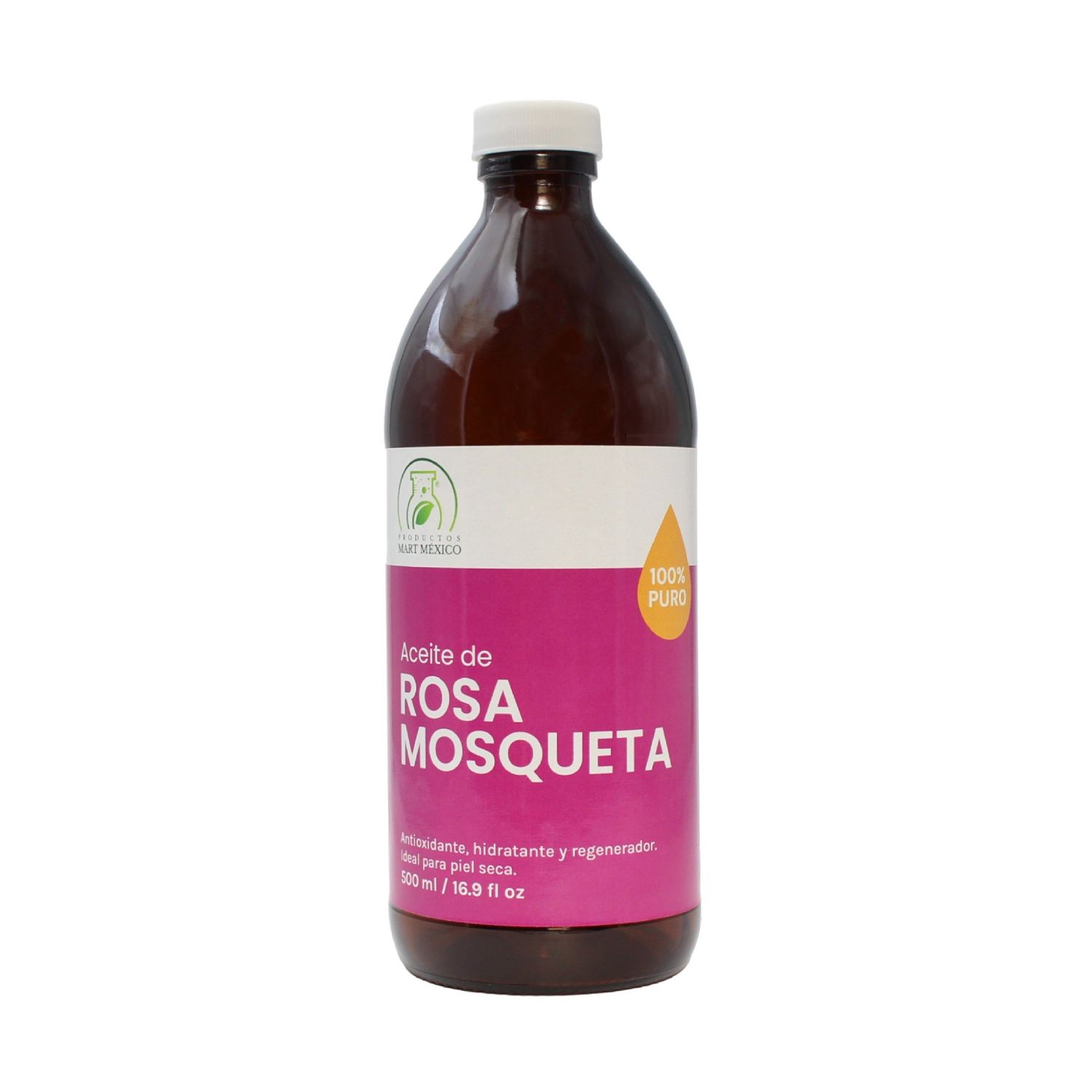 Aceite De Rosa Mosqueta 100% Virgen Puro Premium 500 ml