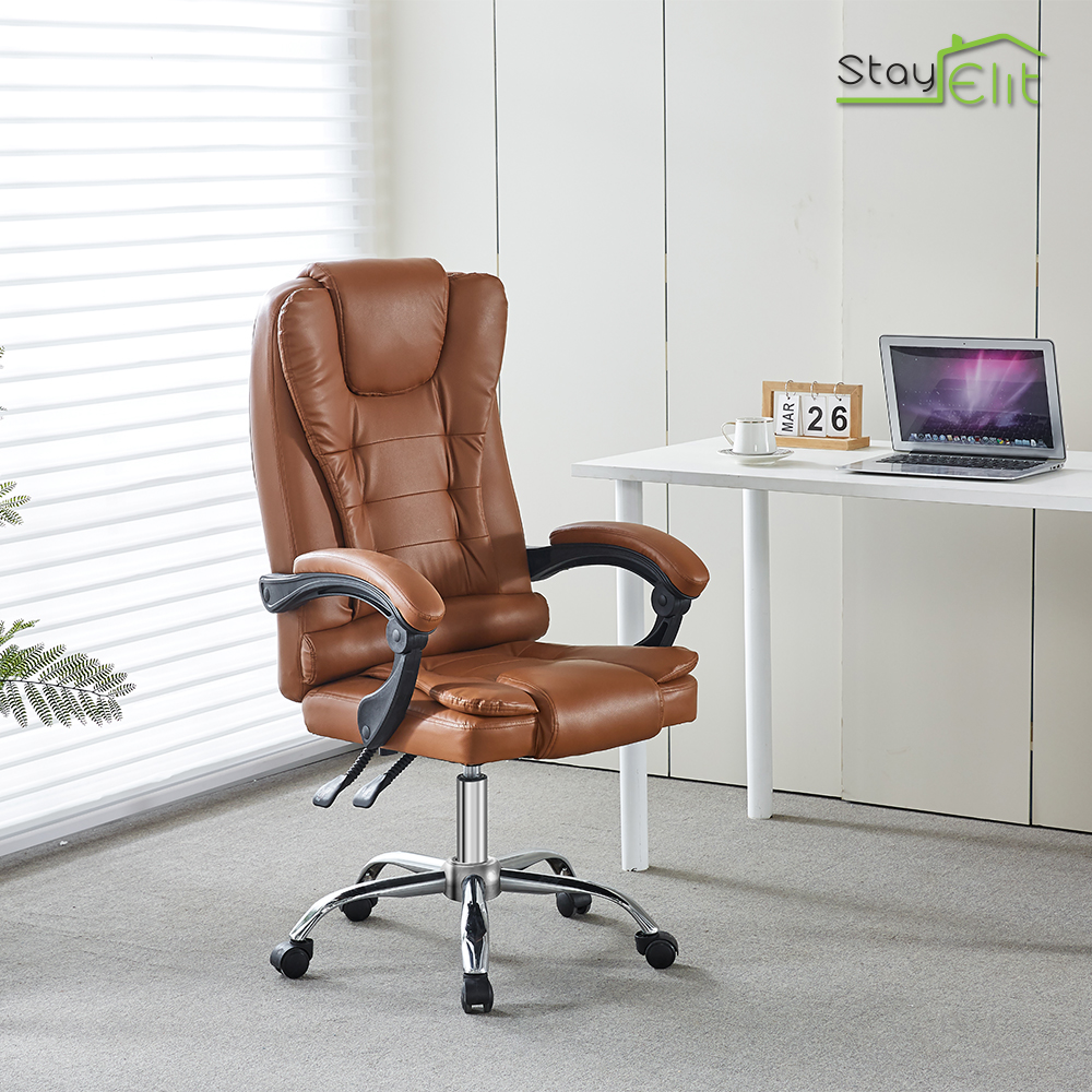 Silla Ejecutiva Premium Color Cafe.
