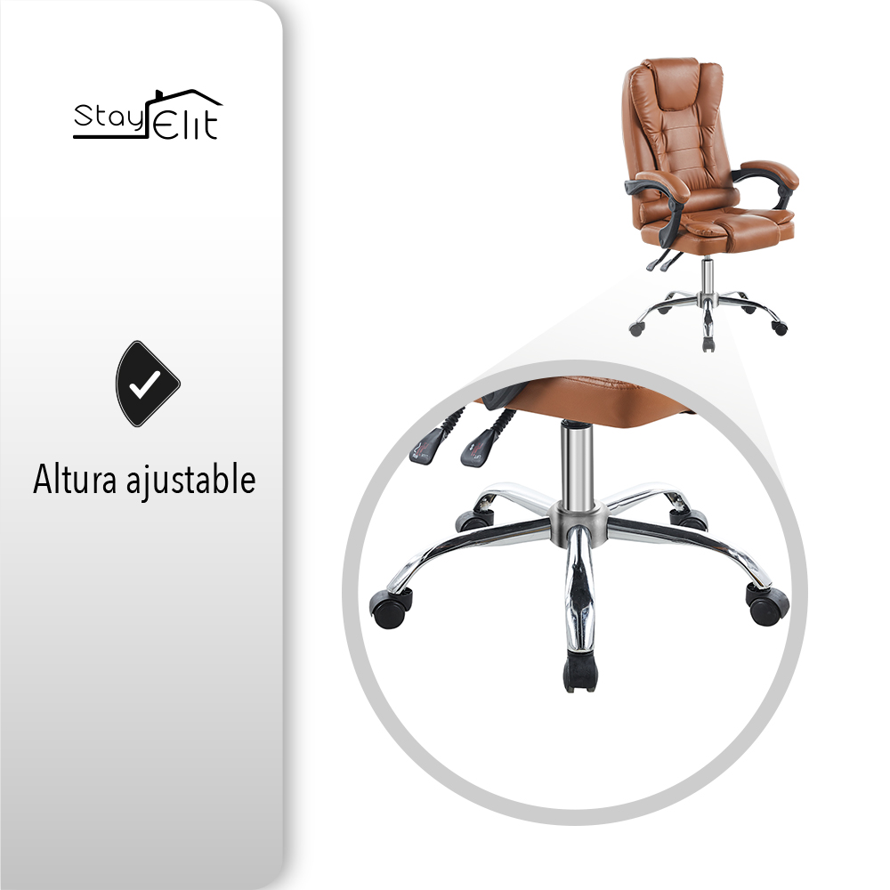 Silla Ejecutiva Premium Color Cafe.