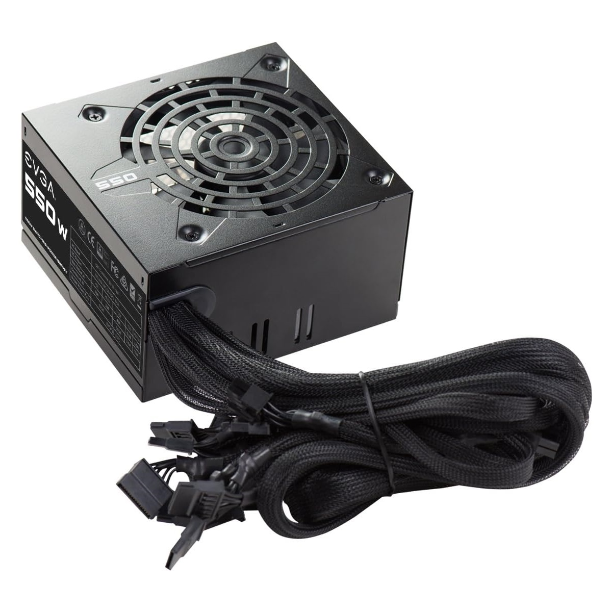 Fuente De Poder EVGA 100-N1-0550-L1 20+4 pin ATX 120mm 550W