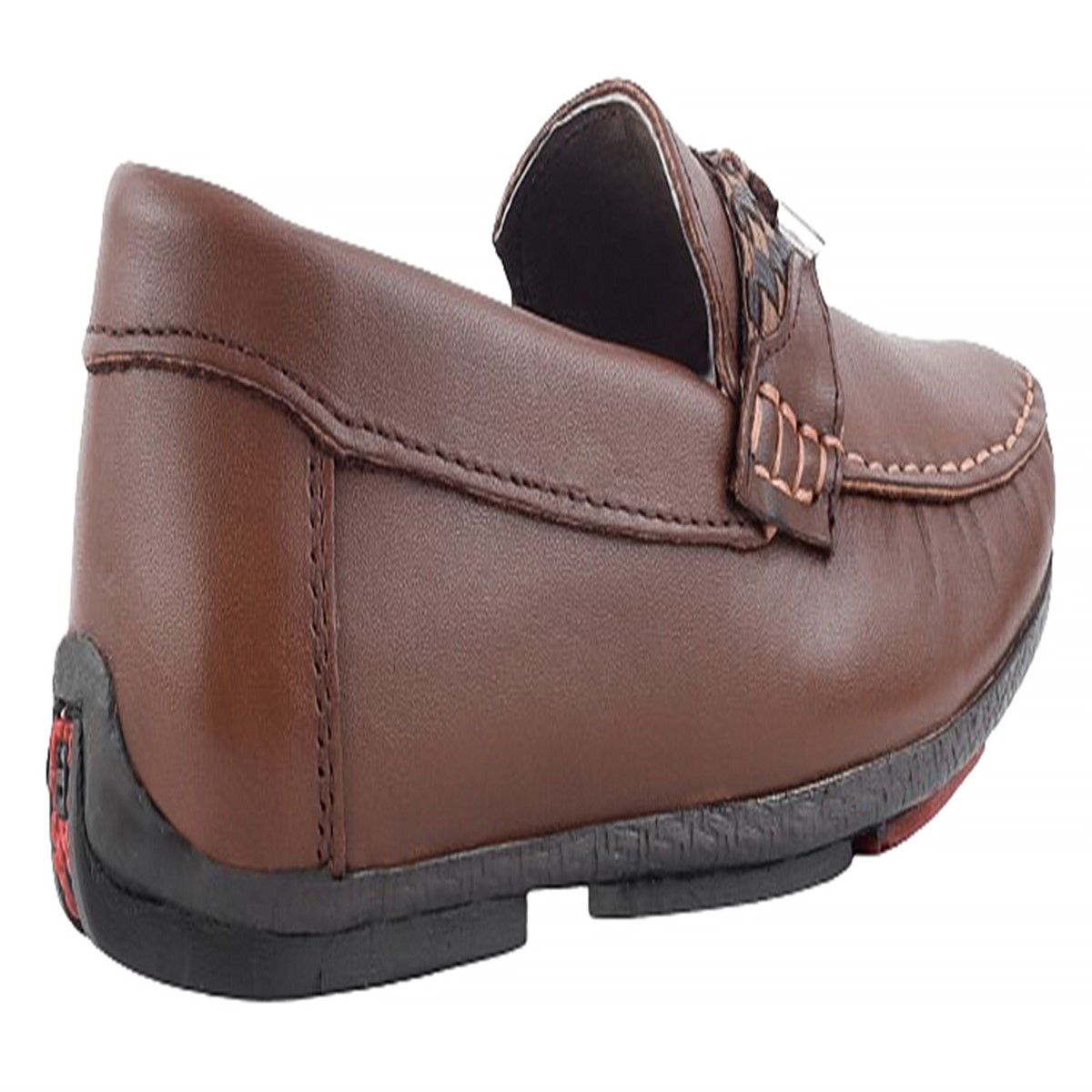 Zapato Niño Mocasín Cómodos 100% Piel Moda Café 3105-c.