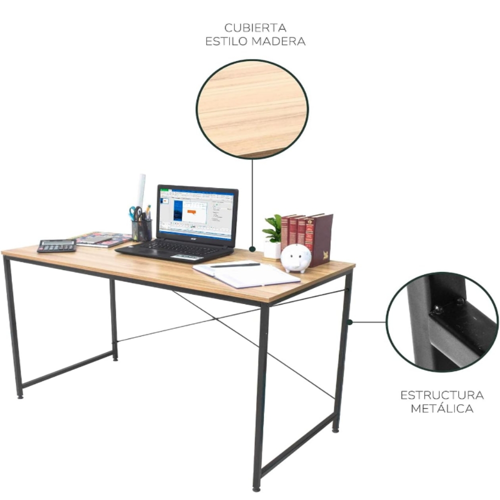 Escritorio mesa diseño industrial casa oficina computadora 