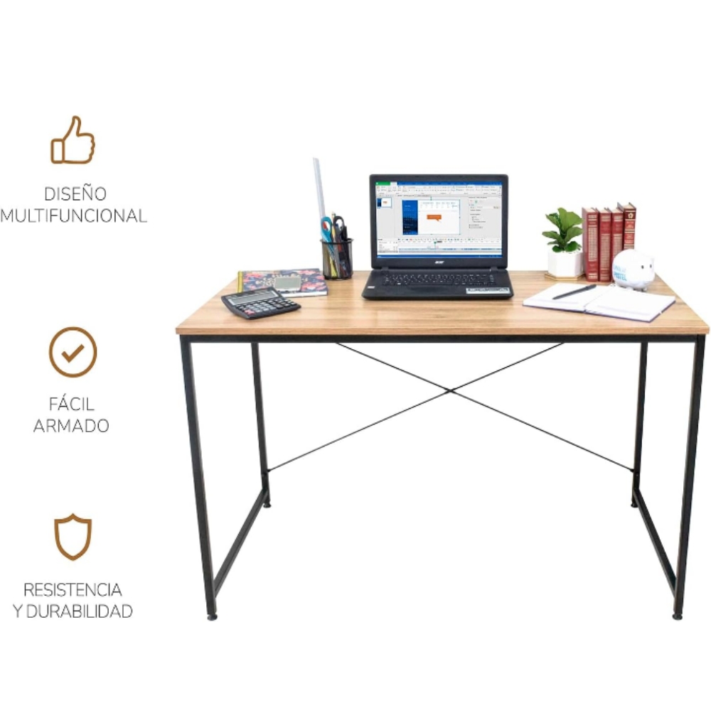 Escritorio mesa diseño industrial casa oficina computadora 