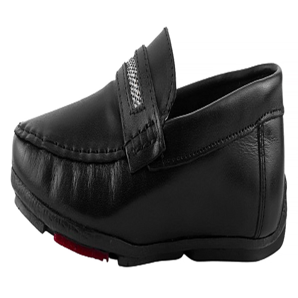 Zapato Niño Mocasín Cómodo 100% Piel Moda Negro 3103-n.