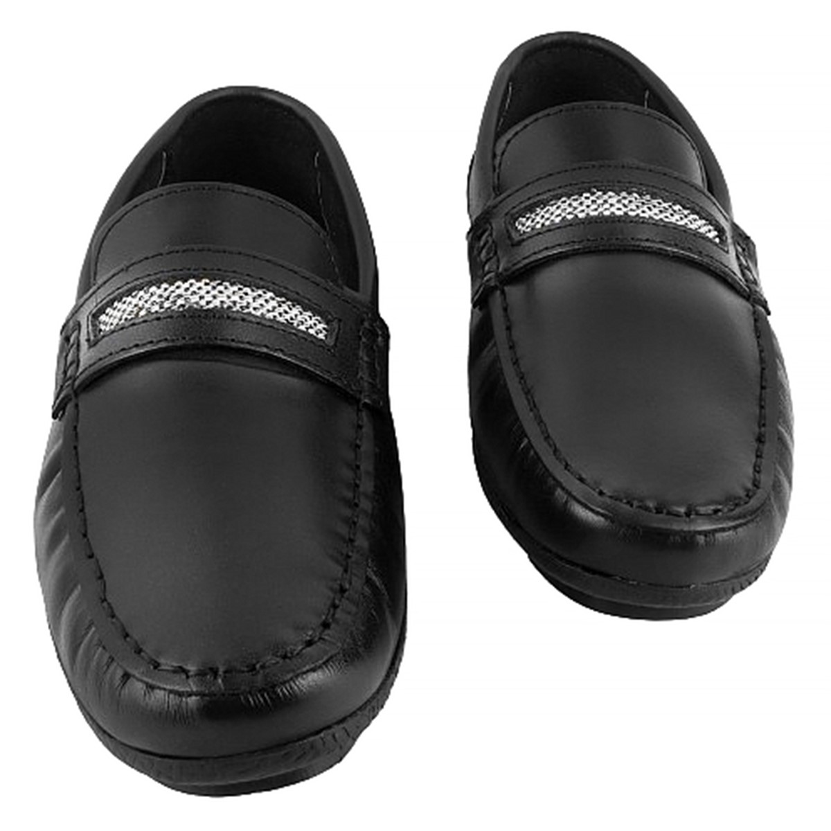 Zapato Niño Mocasín Cómodo 100% Piel Moda Negro 3103-n.