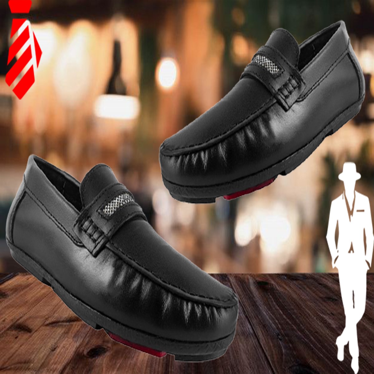 Zapato Niño Mocasín Cómodo 100% Piel Moda Negro 3103-n.