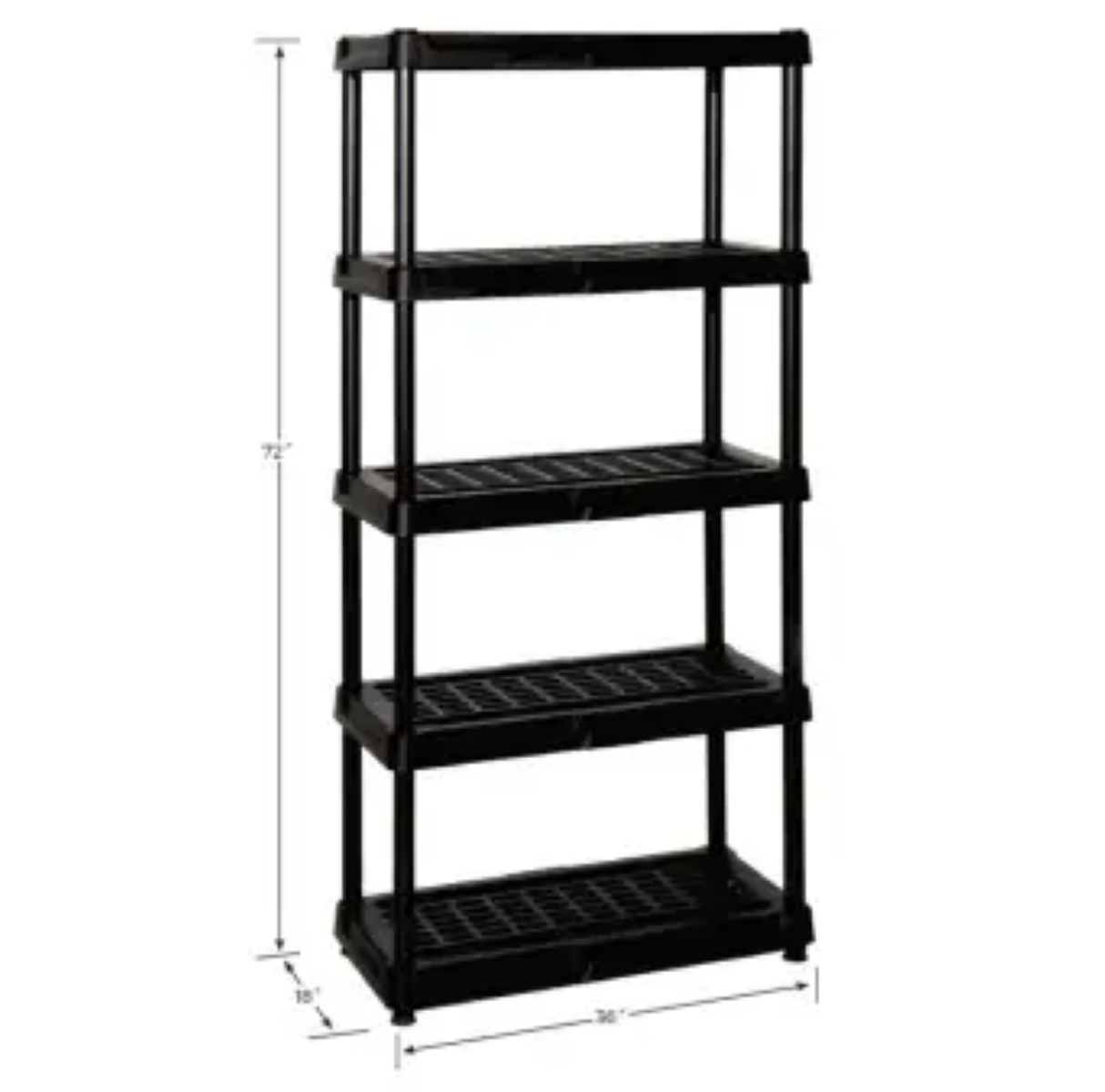 Rack de Plástico Tough Box Shelving 980041613 5 Niveles