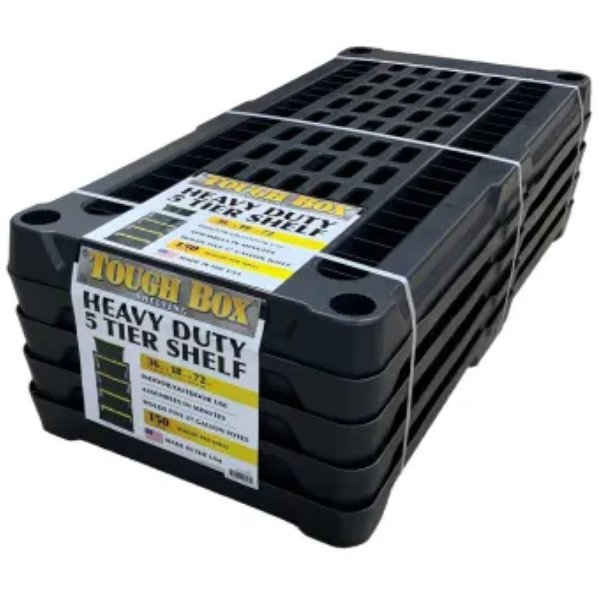 Rack de Plástico Tough Box Shelving 980041613 5 Niveles