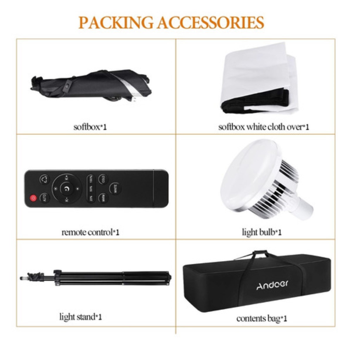 Kit De Luces De Fotografía De Estudio Softbox 200cm negro