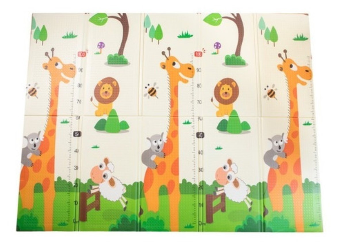 Tapete De Juego Papubaby Plegable Multiusos 150 X 200 Cm Jirafa