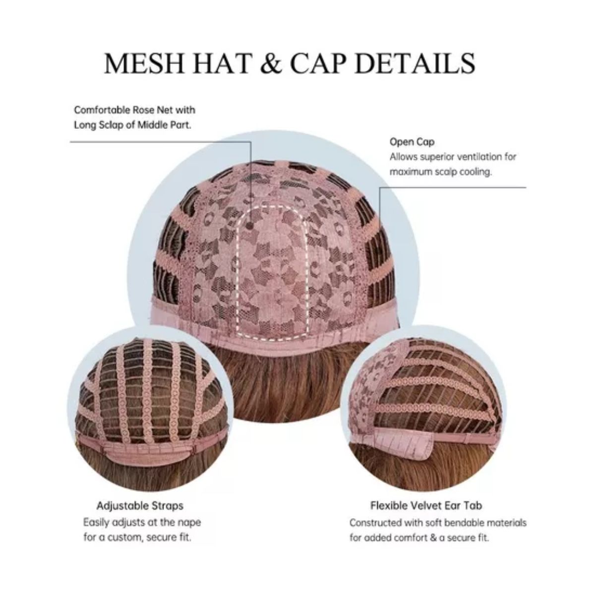 Peluca Roja Larga Flequillo Lacio Para Mujer Dama CosplayB ROJO