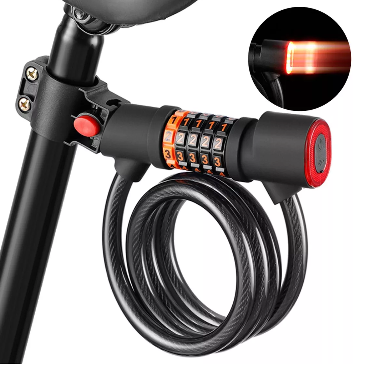 Cable Candados Candado Cadena Seguridad Para Bici O Moto