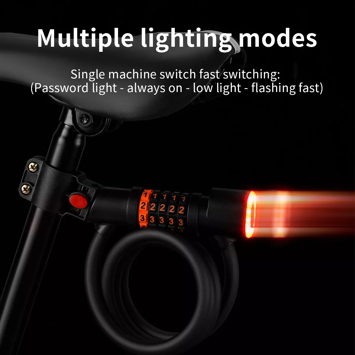 Cable Candados Candado Cadena Seguridad Para Bici O Moto