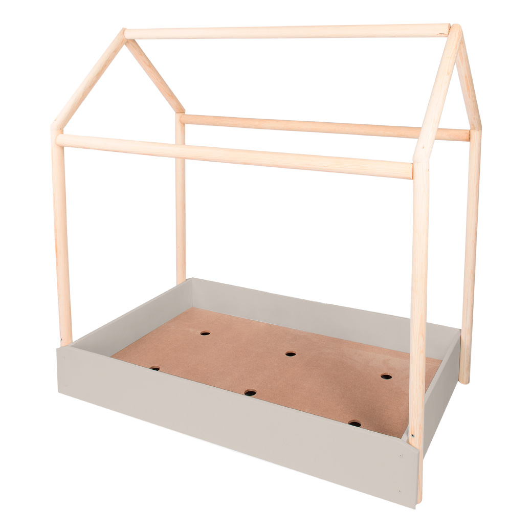 Cama Montessori de madera y colchon incluido | forma de Casa Duduk