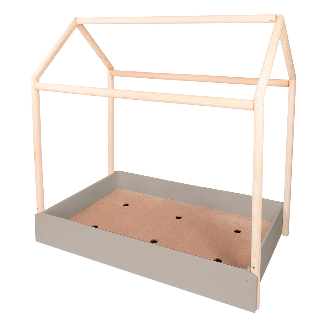 Cama Montessori de madera y colchon incluido | forma de Casa Duduk