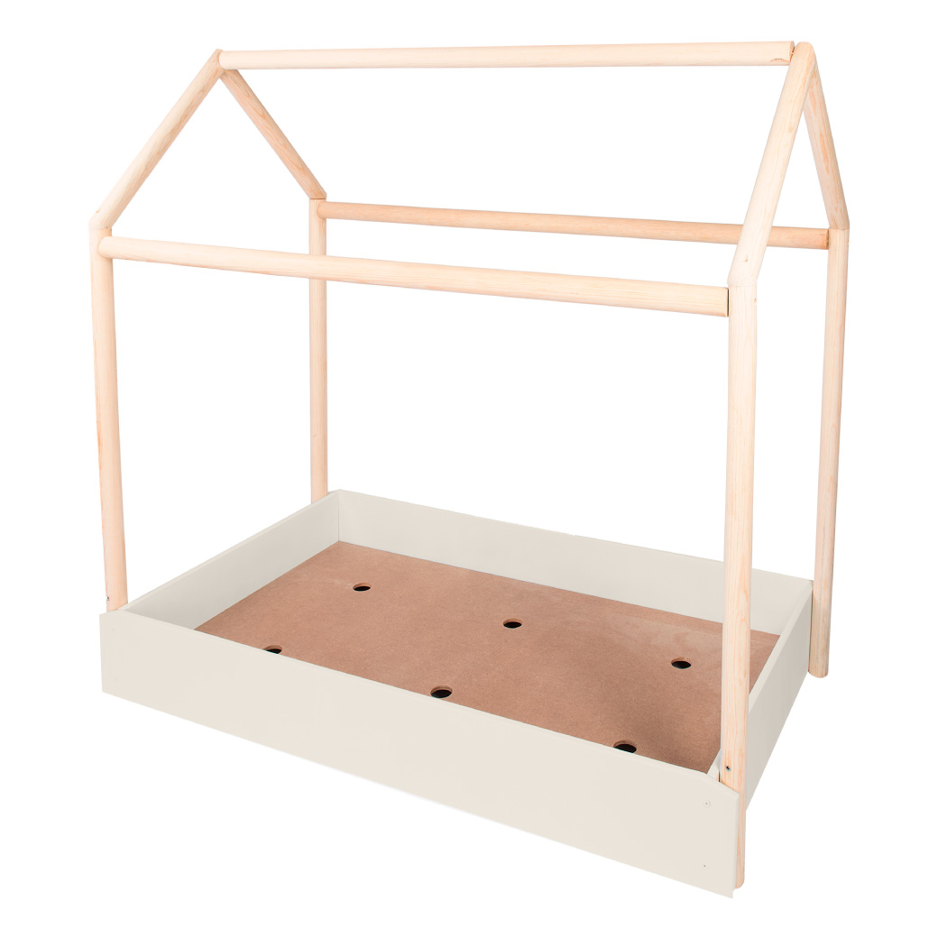 Cama Montessori de madera y colchon incluido | forma de Casa Duduk