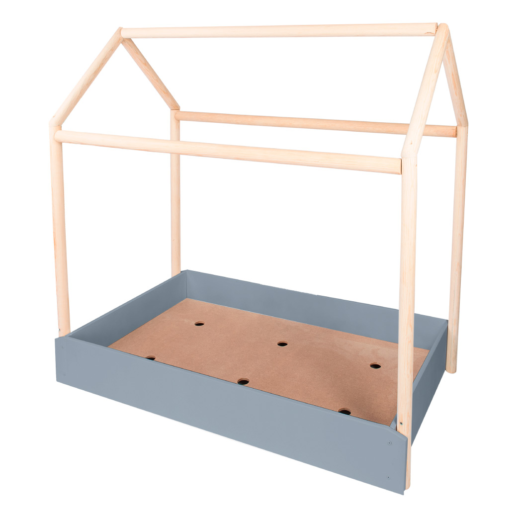 Cama Montessori de madera y colchon incluido | forma de Casa Duduk