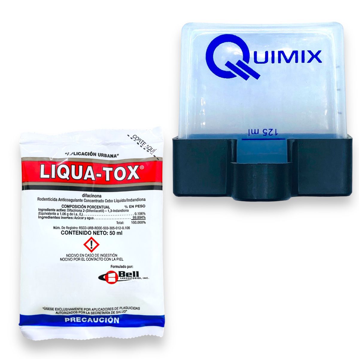 Veneno Para Ratones Liquatox Liquido Con Bebedero De 125 Ml