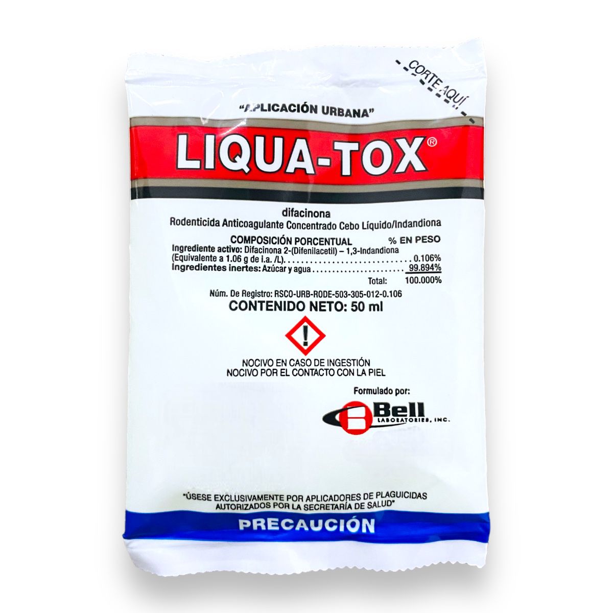 Veneno Para Ratones Liquatox +bebedero+ Klerat Pellets