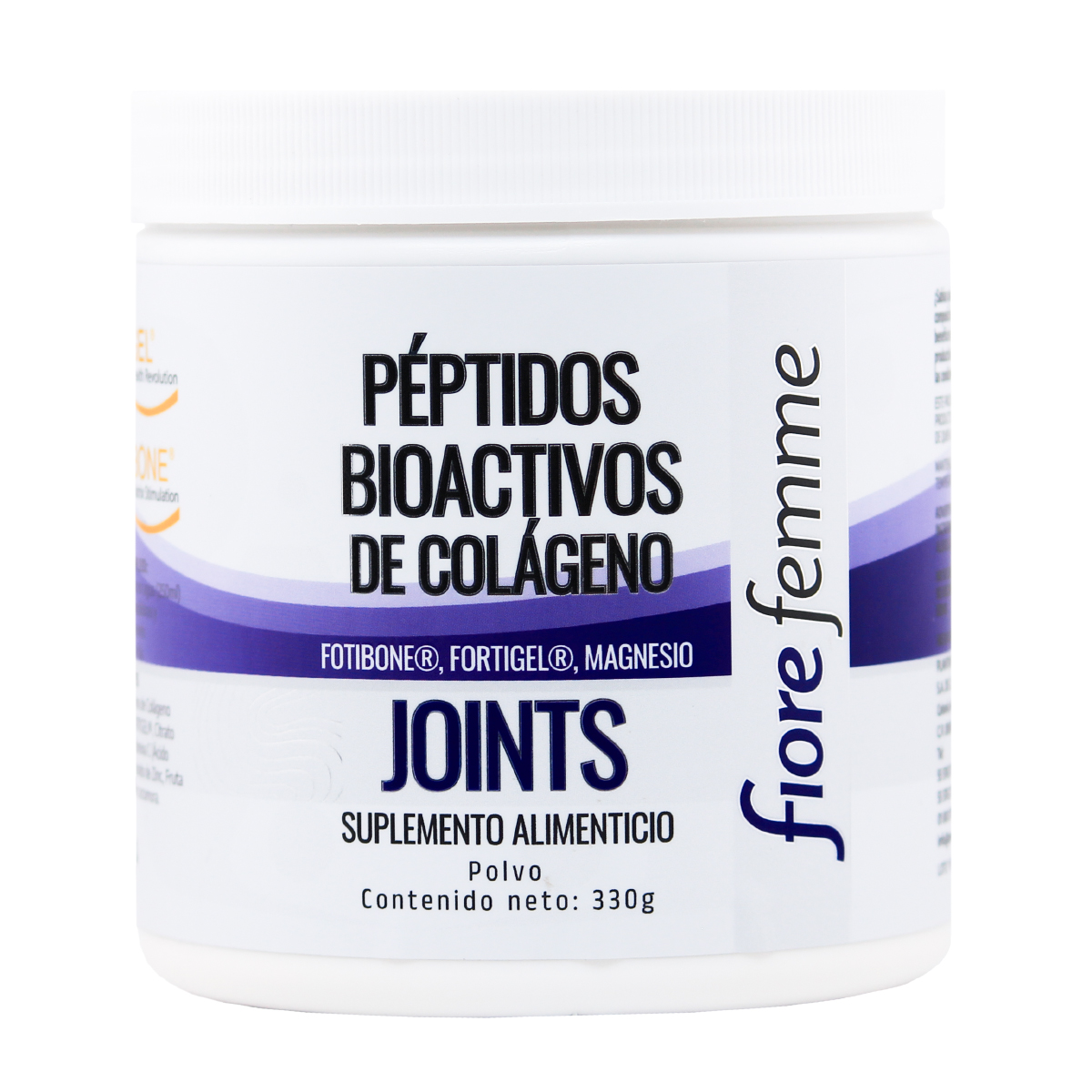 Fiore Femme Péptidos bioactivos de Colágeno 330 g  Fotibone  Fortigel Magnesio 