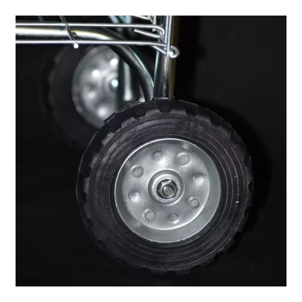 Oferta Carrito Mandado Canastilla Plegable Llanta Reforzada plata 