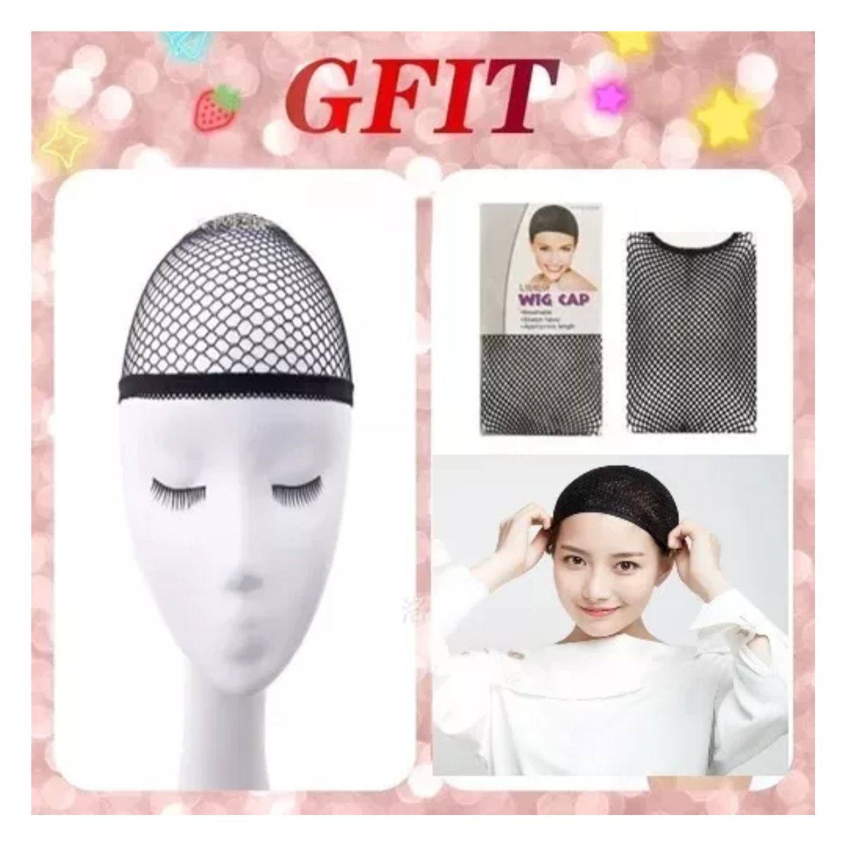 Peluca Naranja Para Mujer Dama Larga Ondulada Flequillo 