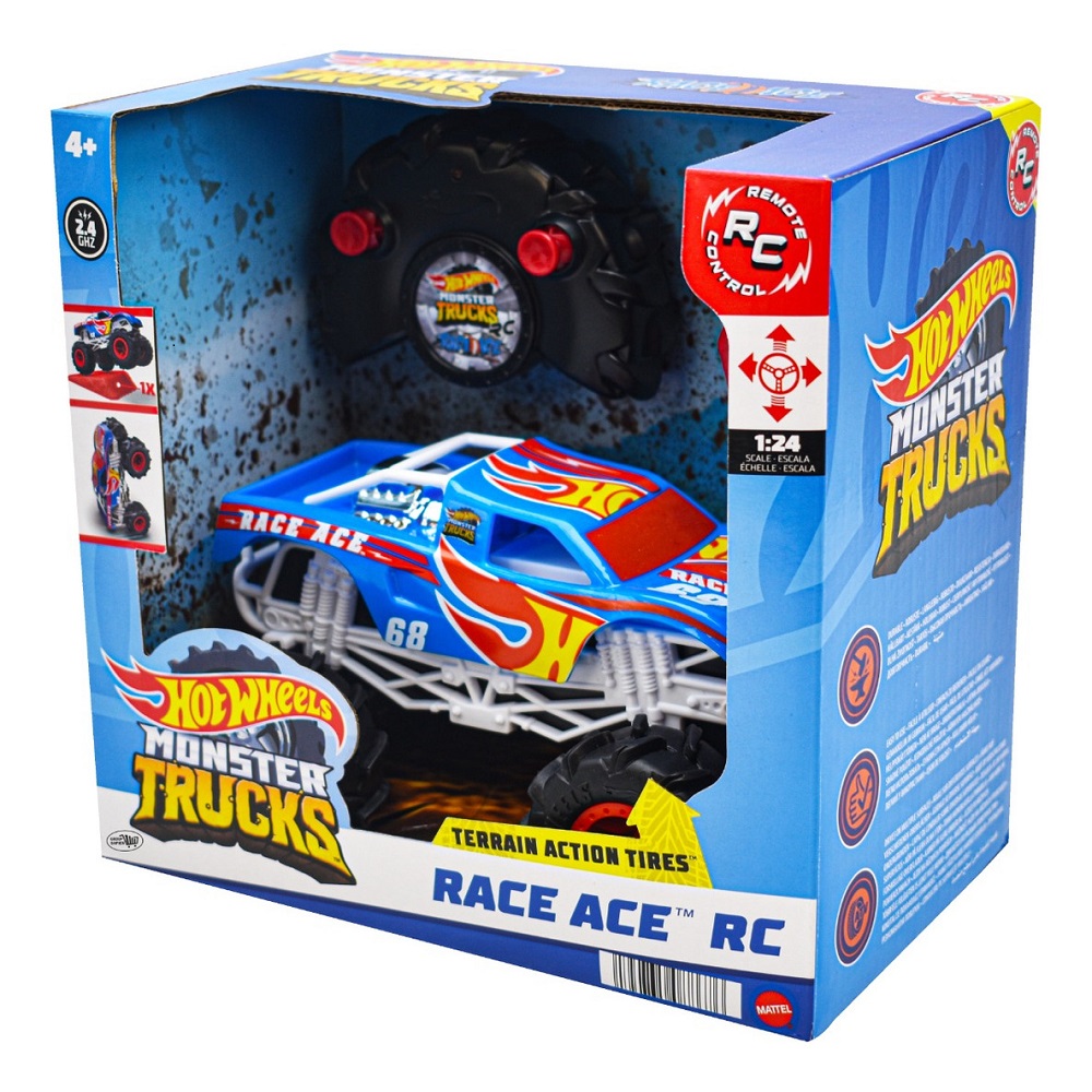 Hot wheels Monster Trucks Race Ace RC 1:24