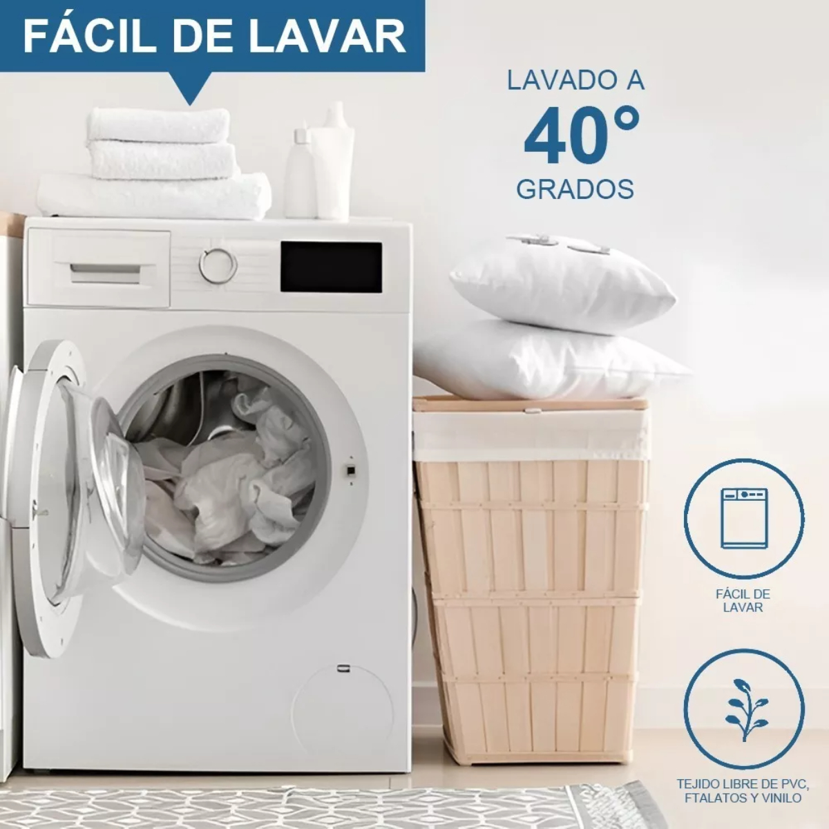 Protector Colchón Impermeable ultra Confort Y Protección