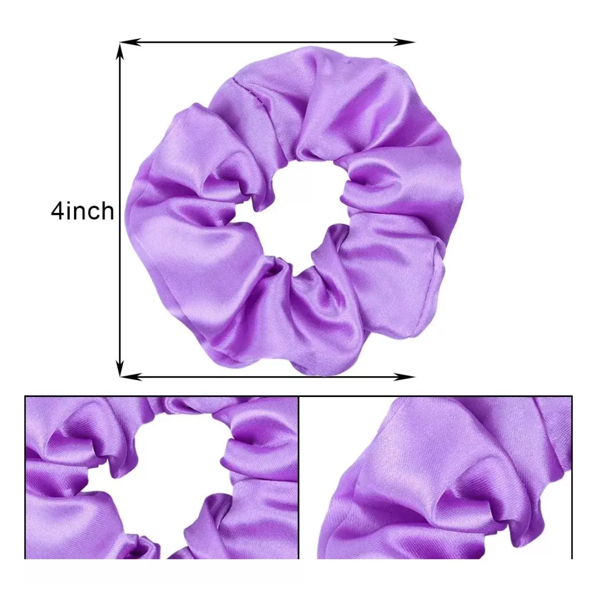 60 Colores Gomas De Pelo Scrunchies Terciopelo Pare Mujer