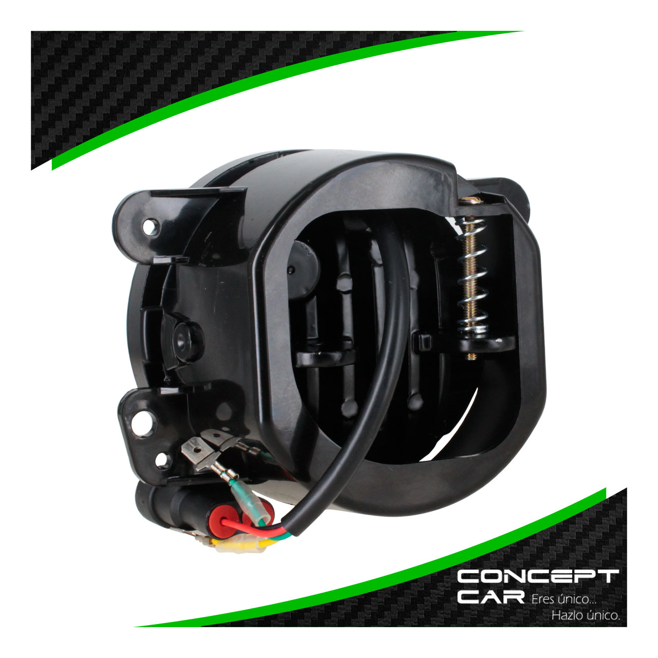 Par Faros 3 Lupa Led Bicolor Antiniebla Ojo Angel 4 Pulg