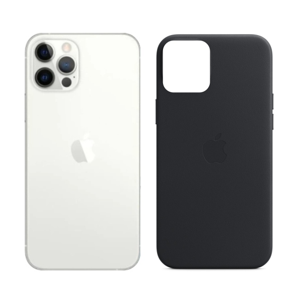 Apple IPhone 12 Pro Blanco 128GB reacondicionado con funda protectora.