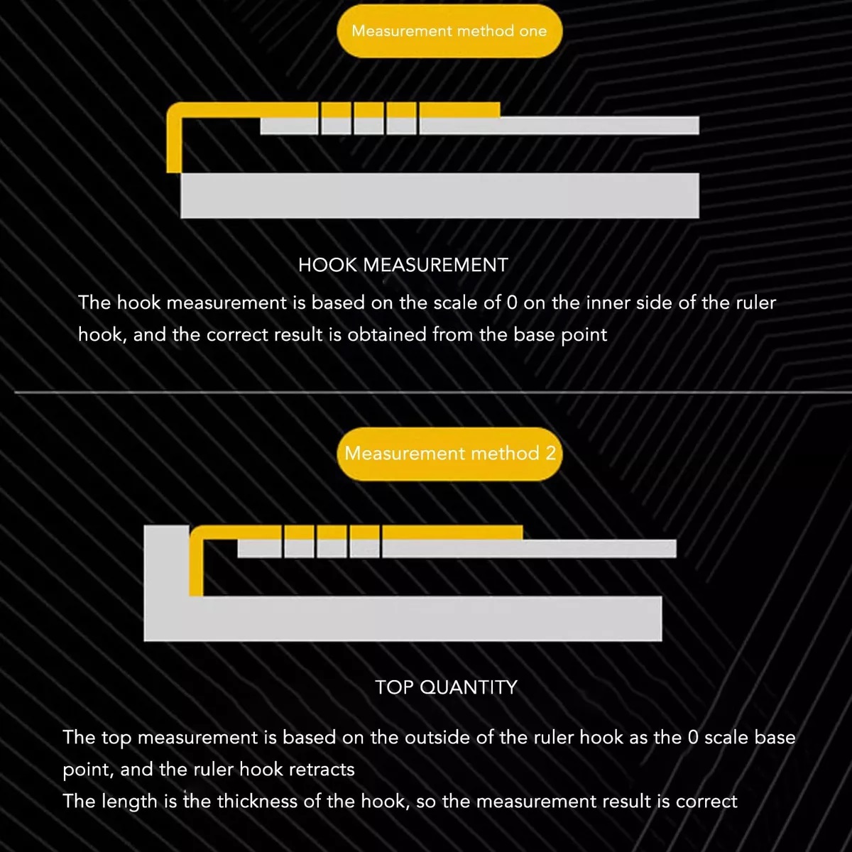 Cinta Metrica Flexometro Regla Retractil Fluorescente 10m Negro