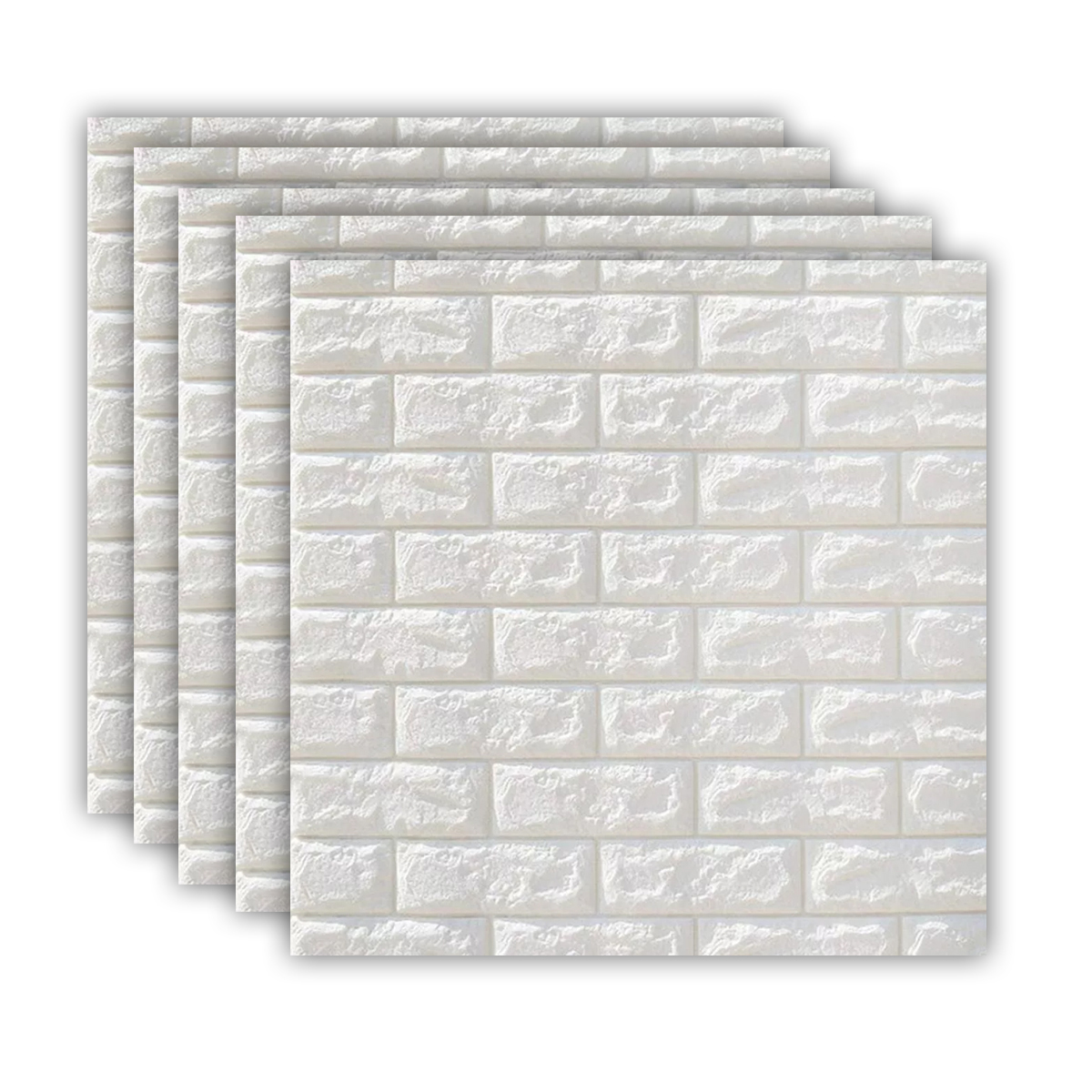 Placa Revestimiento Pared Autoadhesiva 5 Piezas 77x70cm.