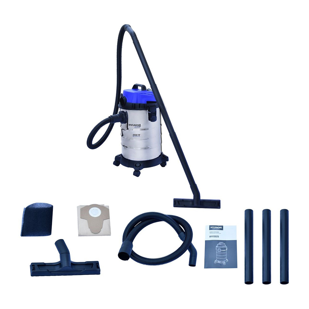 Aspiradora Eléctrica Hyundai 1200w 30 Lt 110v/60hz Hyv3012.